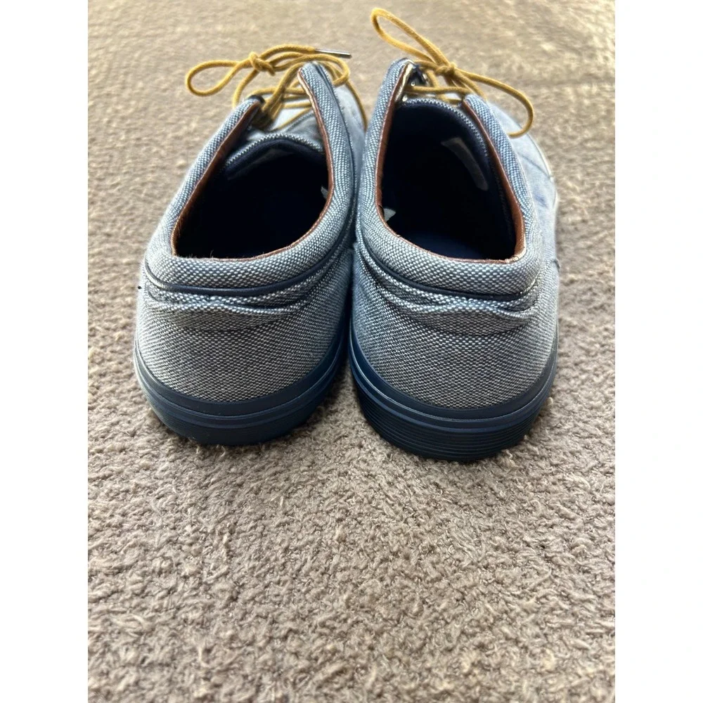 Polo Ralph Lauren Faxon Low Mens Chambray Blue Sneakers 11.5D 0200001087 L14